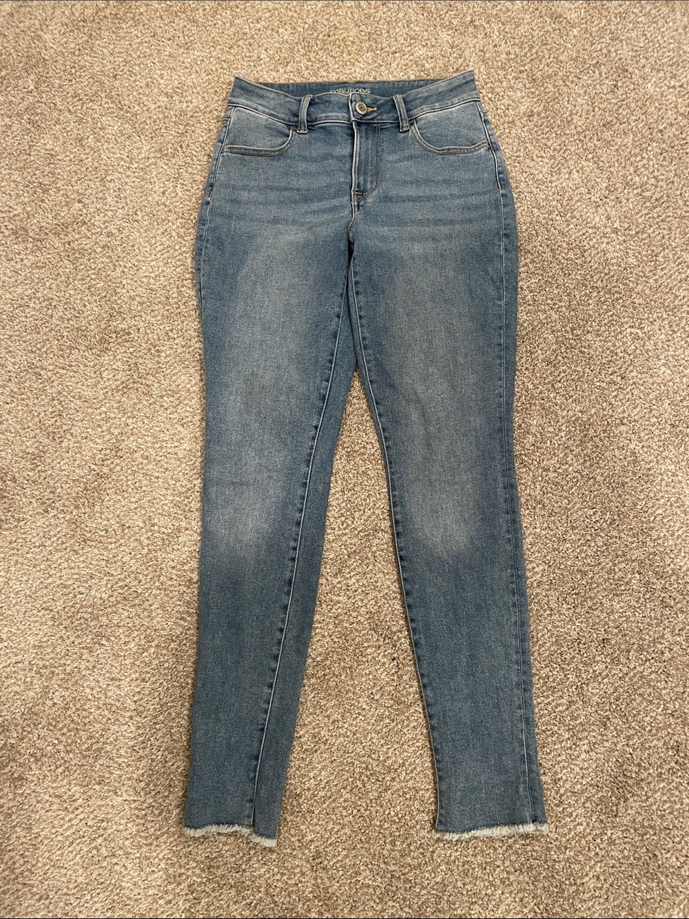 Maurices Mid Blue High-Rise Skinny Jeans